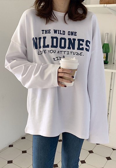 [당일배송](수입) WILDONES 라운드 티셔츠 -90675