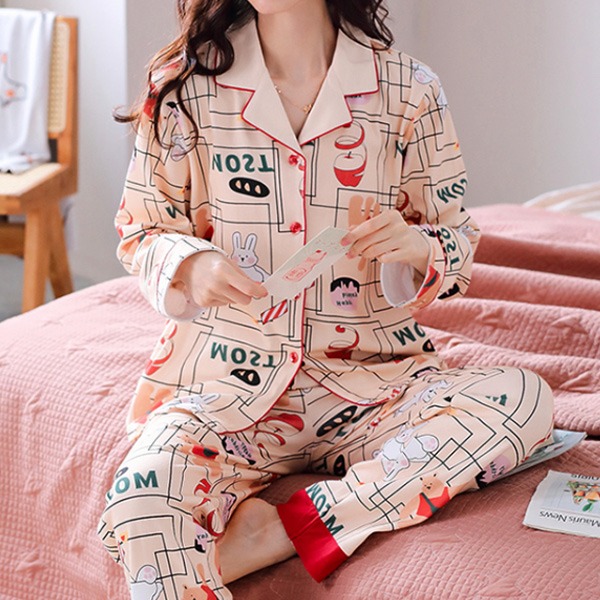 (수입) 여러가지 프린트 편안한 잠옷세트-8105